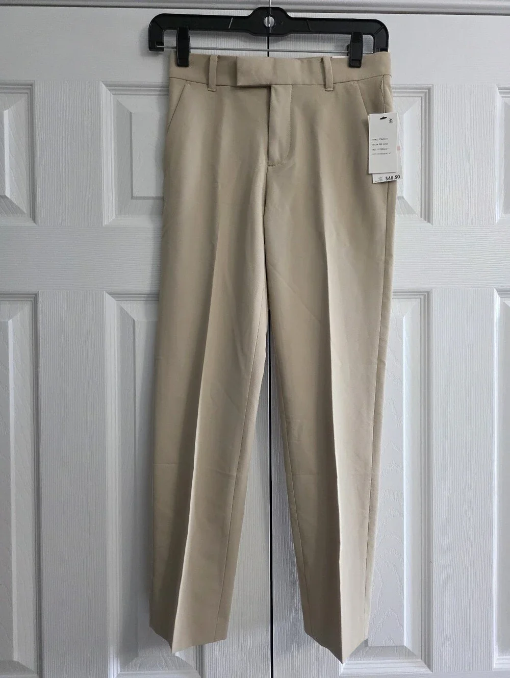 Calvin Klein X Slim Fit Suit Pants Khaki Tan Boys Size 10 Regular NWT